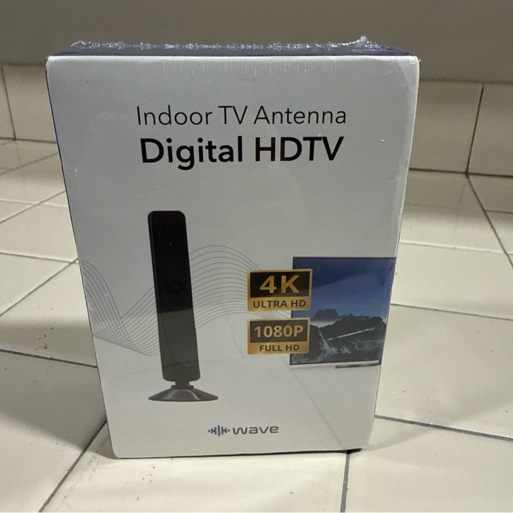 Indoor TV Antenna Digital HDTV - Black